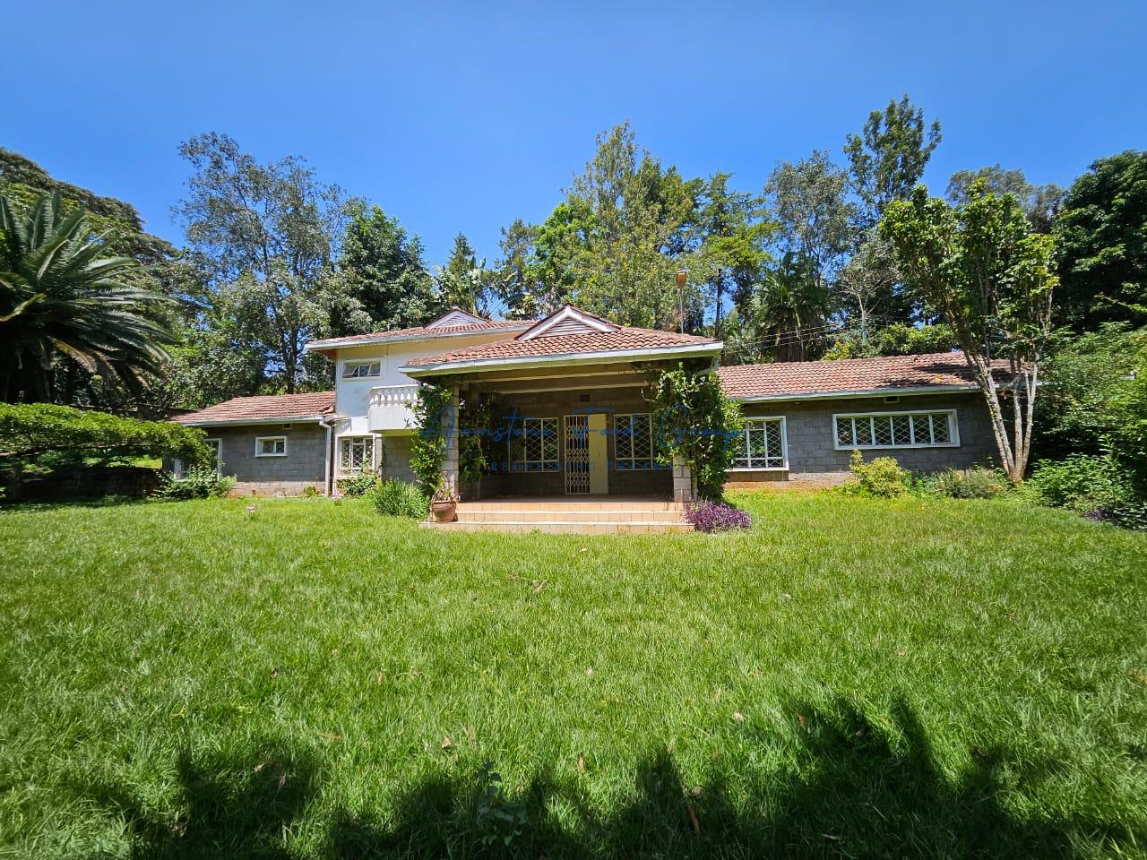 Prime One-Acre Property with a 6-Bedroom House in Muthaiga