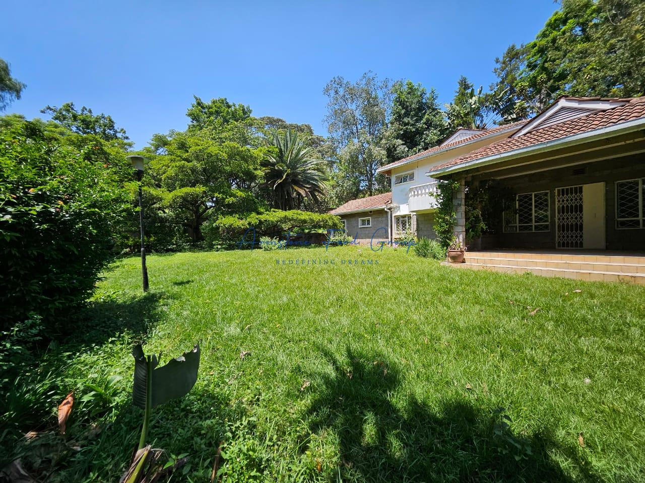 Prime One-Acre Property with a 6-Bedroom House in Muthaiga